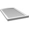 Ekena Millwork Arch Top Surface Mount PVC Gable Vent: Functional, w/ 2"W x 2"P Brickmould Sill Frame, 22"W x 36"H GVPAR22X3603SF - alternate 4